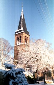 Kirchturm Winter